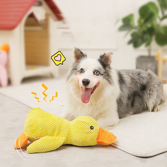 🐶🧸 50% KORTING! Cadeaukeuze – Dit pluche kauwspeeltje met geluid overleeft zelfs de scherpste tandjes! Stevig, duurzaam en schattig genoeg om cadeau te doen. Geen losse flodders, geen piepje dat na 5 minuten zwijgt – gewoon urenlang kauw- en speelplezier!