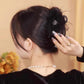 Creatief cadeau - Haarclip met veren en mesh, pluche