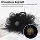 Creatief cadeau - Haarclip met veren en mesh, pluche