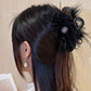 Creatief cadeau - Haarclip met veren en mesh, pluche