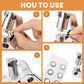 🔥🔨 50% KORTING! Nooit meer losse oogjes of kapot leer! Deze handmatige ponstang zet in één beweging een gat én een stevig oogje – nikkel-chroomstaal, 10,5 mm, voor riemen, stof en DIY!
