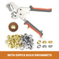 🔥🔨 50% KORTING! Nooit meer losse oogjes of kapot leer! Deze handmatige ponstang zet in één beweging een gat én een stevig oogje – nikkel-chroomstaal, 10,5 mm, voor riemen, stof en DIY!