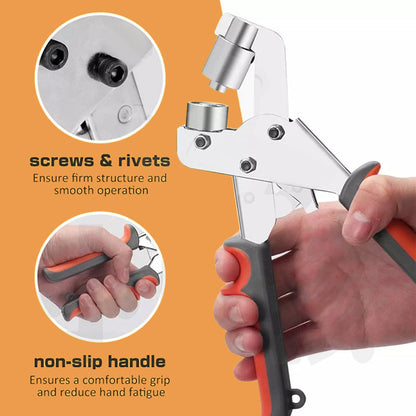 🔥🔨 50% KORTING! Nooit meer losse oogjes of kapot leer! Deze handmatige ponstang zet in één beweging een gat én een stevig oogje – nikkel-chroomstaal, 10,5 mm, voor riemen, stof en DIY!