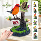 🎶✨ 50% KORTING! Stop met saaie decoratie! Dé spraakgestuurde zangvogel tjilpt en beweegt zodra hij geluid hoort – brengt de natuur tot leven op je bureau of boekenplank!