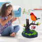 🎶✨ 50% KORTING! Stop met saaie decoratie! Dé spraakgestuurde zangvogel tjilpt en beweegt zodra hij geluid hoort – brengt de natuur tot leven op je bureau of boekenplank!