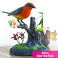 🎶✨ 50% KORTING! Stop met saaie decoratie! Dé spraakgestuurde zangvogel tjilpt en beweegt zodra hij geluid hoort – brengt de natuur tot leven op je bureau of boekenplank!