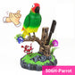 🎶✨ 50% KORTING! Stop met saaie decoratie! Dé spraakgestuurde zangvogel tjilpt en beweegt zodra hij geluid hoort – brengt de natuur tot leven op je bureau of boekenplank!