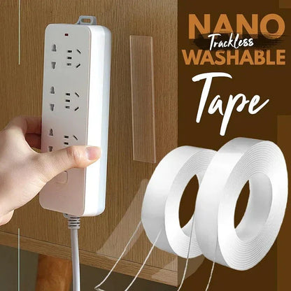 ✨🧱 50% KORTING! De tape die álles ophangt zonder ook maar één gaatje te boren – wasbaar, herbruikbaar, en je trekt 'm eraf zonder een spoor. Je muren blijven als nieuw!