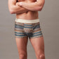 Ademende boxershorts voor heren met geometrisch patroon(Koop 1 en krijg er 2 gratis)