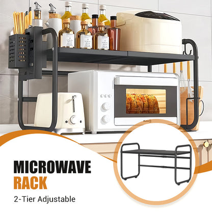 2-laags verstelbaar magnetronrek