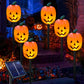 Halloween pompoen tuinpaal zonne-energie lamp
