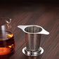 RVS Theefilter met Dubbele Handvatten en Deksel