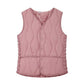 Slanke Pasvorm Gewatteerd Vest voor Dames