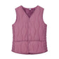 Slanke Pasvorm Gewatteerd Vest voor Dames