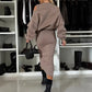 Dames Top & Mouwloze Jurk 2-delige Set