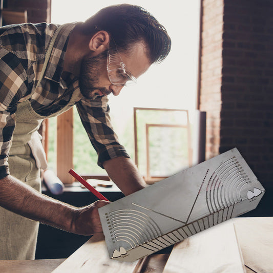 📏🔧 50% KORTING! Nooit meer scheve hoeken of mislukte bogen! Deze vierkante RVS markeerliniaal met 90° hoek tekent perfecte lijnen van 20-80 mm – onverwoestbaar en haarscherp voor elke klus!