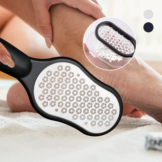🦶✨ 50% KORTING! Als een schuurmachine voor je voeten die alleen het eelt pakt! Deze roestvrijstalen voetvijl verwijdert eelt en dode huid in 3 minuten, vangt de rommel op – niet vegen! – en laat je voeten aanvoelen als babyvoetjes!