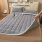 🛏️🔥 50% KORTING! Nooit meer koude nachten of verschoven dekbedden! Deze jacquard warme matras & kussenslopen met 3D quilting en antislip houden je warm en op hun plek – heerlijk zacht!