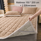 🛏️🔥 50% KORTING! Nooit meer koude nachten of verschoven dekbedden! Deze jacquard warme matras & kussenslopen met 3D quilting en antislip houden je warm en op hun plek – heerlijk zacht!