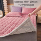 🛏️🔥 50% KORTING! Nooit meer koude nachten of verschoven dekbedden! Deze jacquard warme matras & kussenslopen met 3D quilting en antislip houden je warm en op hun plek – heerlijk zacht!