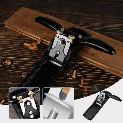 🔨🌿 50% KORTING! Van ruw naar perfect glad – deze gietijzeren handschaaf met scherp staal en verstelbare snede is jouw geheime wapen voor foutloos houtwerk!
