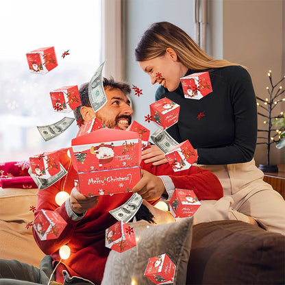 💥✨ Stop met saaie cadeaus! Dé pop-up geschenkdoos maakt van geld of cadeaubonnen een onvergetelijke verrassing – eenvoudig te vouwen, stevig en feestelijk. 50% KORTING!