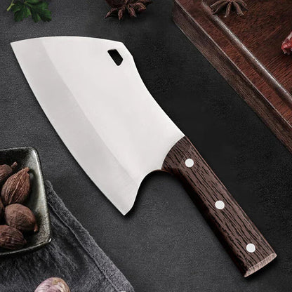 💥🥩 Van knapperige groenten tot taai vlees – dit mini hakmes snijdt erdoorheen alsof het papier is. Naadloos, roestvrij en loeischerp. 50% KORTING!