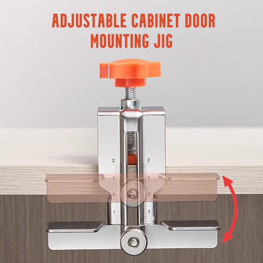 Verstelbare montagemal voor kastdeuren