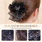 Ruches Organza Vlinder Haarclip