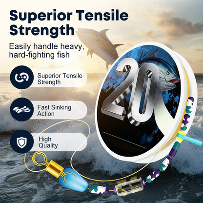 Zwaar uitgevoerde knooploze nylon vislijnen