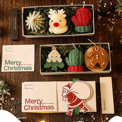 Kerstmis geurkaars cadeauset