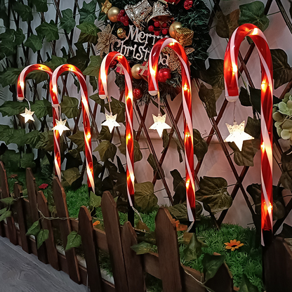 Kerstmis Outdoor Solar Candy Cane Lights