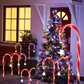 Kerstmis Outdoor Solar Candy Cane Lights