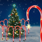 Kerstmis Outdoor Solar Candy Cane Lights