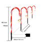 Kerstmis Outdoor Solar Candy Cane Lights