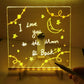 🎨 Laat elke tekening stralen! Dit lichtgevende LED-tekenbord tovert kindercreaties om in een stralend kunstwerk – herbruikbaar, USB en inclusief stiften.