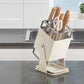 🔪🤖 50% KORTING! 30° Roterende Messenhouder – draai & klik, elk mes binnen handbereik. Stil, compact, antislip. Geschikt voor 6-8 messen, bespaart 50% aanrechtruimte!