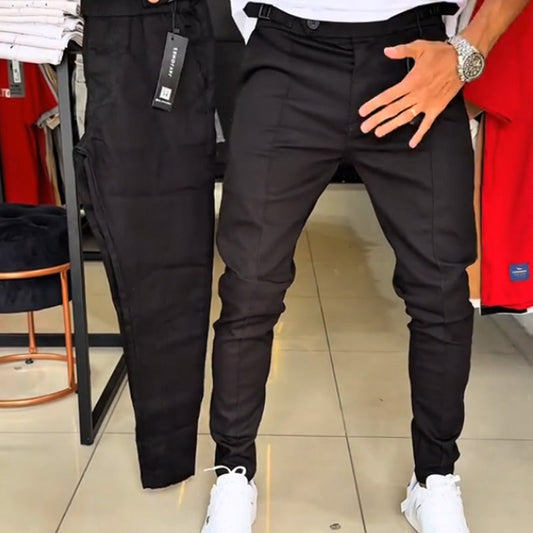 🎄🎁 Kerstspecial: 50% korting 💥 Slim-fit herenbroek met verstelbare tailleband