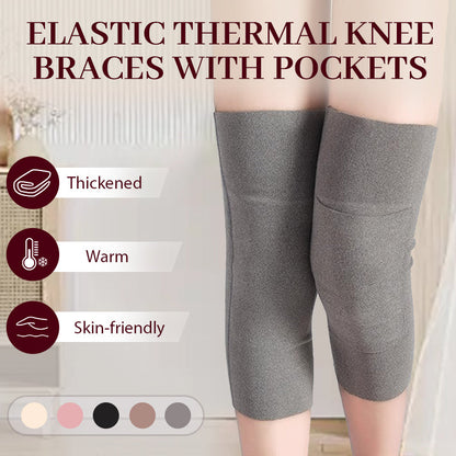 Elastische thermische kniebraces met zakje
