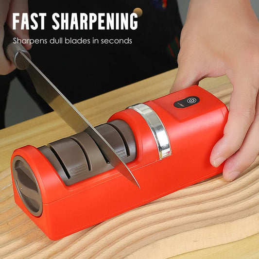 🔪Automatische messenslijper voor in de keuken – Razendsnel, veilig en superscherp!✨