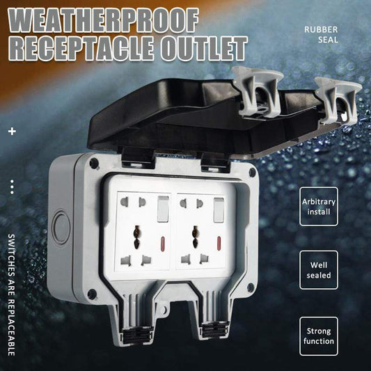 🔒⚡ LAST DAY 50% OFF! Alsof je een kluis voor je stopcontact hebt die water, stof en stroomdieven uitspuugt! Deze IP66 outdoor outlet overleeft orkanen, blokkeert kinderhandjes en laat jou veilig buiten werken.