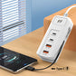 🎄⚡ ALTIJD 50% KORTING! Dit 66W Europese snellaadstopcontact met 2 PD + 2 USB en ingebouwde Type-C kabel laadt 4 apparaten tegelijk – nooit meer te weinig stopcontacten of losse kabels, veilig en compact!