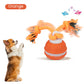 Interactieve rollende kattenbal met vogelgeluiden
