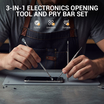 🛠️💥 50% KORTING! Nooit meer krassen of beschadigde telefoons! Deze 3-in-1 opening kit met 6 tips opent elk toestel veilig – chroom-vanadium, antislip en krasvrij!