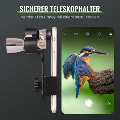 🔭📱 50% KORTING! Haal de wereld 10x dichterbij alsof je er met je neus bovenop staat! Deze mini-monokijker met smartphoneclip zoomt in op vogels, bergtoppen en details die je met blote ogen nooit zou zien – haarscherp, tot in de verste hoek!