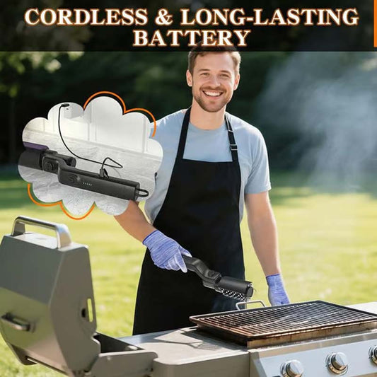 Draadloze elektrische barbecueborstelreiniger