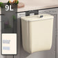 Hanging Kitchen Bin with Lid – No Smell, Space-Saving Rubbish Bin for Cabinet/Wall Use