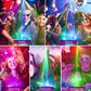 Oplaadbare & draagbare RGB-laserfeestlamp