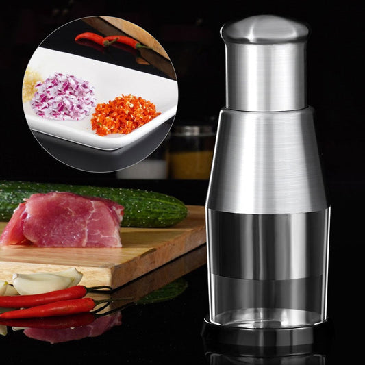 🧄⚡ 50% KORTING! Alsof je een tornado in een potje hebt die élk teentje in 3 seconden vermaalt zonder dat je vingers dagenlang naar knoflook stinken! Geen gehak, geen gedoe – gewoon duwen en klaar!