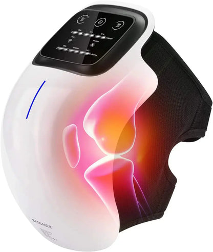 Draadloos apparaat voor pijnverlichting bij artritis in het kniegewricht Elektrisch, slim fysiotherapieapparaat Warmtekompres Kniemassageapparaat met verwarmingsfunctie